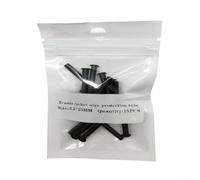 Tennis String Protection Tubes Set 15Pcs Nylon Grommet Set Dual and Single Hole Design Friction Reduction for Adult Racket Black Multiple Sizes Easy Installation (3.2 * 25)