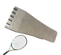 Tennis Stringing Tool - Alloy Spring Clamp, Metal Fixer | Five-Tooth Durable Clip with Wide Compatibility, High-Force Precision Accessory for Badminton Racquet Repair and Positioning Tasks