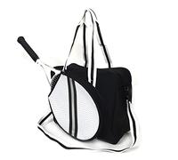 Tennis Tote Bag, Tennis Racket Shoulder Bag for racquet with a head size between 80 and 100 sq. inches, Large Pickleball Tote Bag with Zipper & Shoulder Strap for Badminton Racquet, Sport Tote for