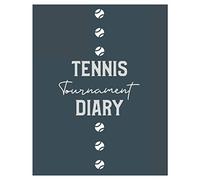 Tennis Tournament Diary: 120 page 8x10" Log Book Diary for tennis tournaments. Templates for game analysis. Read the description for more information.