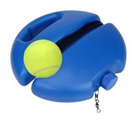 Tennis Trainer Bounce Ball with 3 Balls, Water Weighted Base, 2.2 mm Thickened Elastic Cord, Rubber Felt Ball, Groove Design, Solo Practice Device, Beginner Training Aids