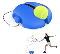 Tennis Trainer Rebound Ball Kit, Portable Solo Practice Equipment, Stable Base High-Elastic Cord for Beginners (A#)