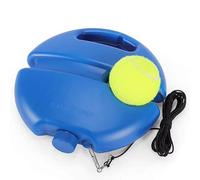 Tennis training device - single-person tennis training set practice device - base with high resilience elastic band - tennis rope - durable tennis ball