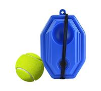Tennis Training Rebounder - 22.5 cm Weighted Base ABS Tennis Trainer | Ball with Rope for Solo Practice | Portable Garden Training Ball |