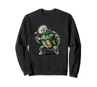 Tennis Turtle Player With Racket Retro Funny Champion Sweatshirt