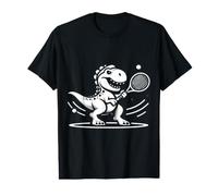 Tennisaurus Tennis Didosaur Dino Funny Kids Toddler Player Value Graphic T-Shirt