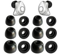TENNMAK 12X Replacement Memory Foam Ear Tips for Raycon Everyday/Fitness/Impact Earbuds, 6 Pairs (S/M/L) Black