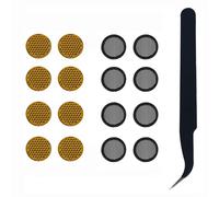 TENNMAK Dust Filter Mesh Replacement for Skullcandy Rail ANC/Dime 3 / Dime 2 / Push Active/Push ANC Active/Grind Fuel/Jib True 2 in-Ear Wireless Earphones Ear Tips * 8 Pairs