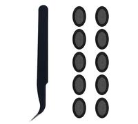 TENNMAK Dust Proof Mesh Filters Replacement for JBL Endurance Earbuds | Compatible with JBL Endurance Peak 3 / Peak II / Peak / Endurance Race Earbuds,10 Pieces,Include Tool Tweezers