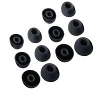 TENNMAK Eartips Replacement for ASUS ROG Cetra/OnePlus Buds Pro & OnePlus Buds Z2 Wireless Earbuds Ear Tip Earpad (Black)