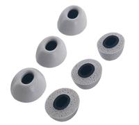 TENNMAK Memory Foam Eartips Replacement for ASUS ROG Cetra/Status Audio Between Pro & 3ANC Earpad - Gray White