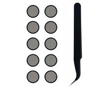 TENNMAK Replacement Dust Filter Mesh for TOZO, Sony & Skullcandy Earbuds | Compatible with TOZO A1/NC9/NC9 Plus, Sony WF-1000XM5, Skullcandy Jib True 2,10 Pieces,Includes Tweezers
