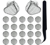 TENNMAK Replacement Dust Mesh Filter for Linsoul & TRUTHEAR Earbuds,20 Pcs | Compatible with TRUTHEAR x Crinacle Zero,Linsoul SIMGOT EW300 & Kiwi Ears Cadenza II / Belle / Cadenza / Quartet Earbuds