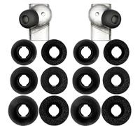 TENNMAK Replacement Memory Foam Ear Tips for Status Pro X/Status Audio Between Pro/Between 3ANC Earbuds, Black Foam Eartips, 6 Pairs (S/M/L)