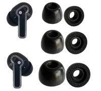 TENNMAK Replacement Memory Foam Eartips for Nothing & CMF Earbuds, 3 Pairs | Compatible with Nothing Ear /Ear (a) /Ear (3) & CMF Buds 2 & 2a/ 2 Plus/CMF Buds Pro & Pro 2 Earbuds Earpad Accessories,Black
