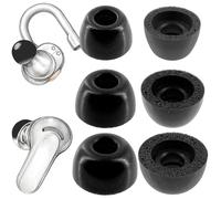 TENNMAK Replacement Memory Foam Eartips for Skullcandy Earbuds,Black | Compatible with Skullcandy Rail ANC/ Dime 3/ Dime 2/ Dime Evo / Push Active / Push ANC Active & Sesh ANC/Evo & Jib True 2/XT2