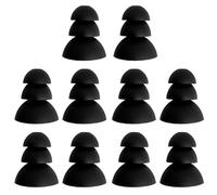 TENNMAK Replacement Triple Flange Eartips for Elign & Shure & Etymotic | Compatible with Elgin Discord Gen 3/ Gen 2/ Rumble/Rumble Wired & Se846 Se535 Se215 Aonic4 & Etymotic ER3XR/ER4XR,10 Pieces