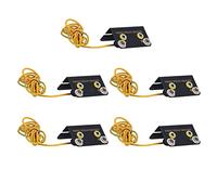 TenNuoDa 5 Pcs Anti-static Socket, L-shaped Wrist Strap Ground Socket Connector, ESD Grounding System Wrist Strap Socket, for Non Static Equipment