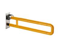 TenNuoDa Folding Safety Rails for Toilet,Stainless Steel U-Shaped Slip Bathroom Grab Bar,for Elderly and Disabled,Safety Barrier Free Handrail,for Shower(Size:29.5 in,Color:Yellow)