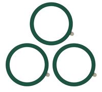 TENOC Universal Metal Ring Sticker for Magnetic Charger Compatible with iPhone/Samsung/Android All Cellphones, Magnetic Mount/Phone Holder Conversion Accessories, 3Pcs, Green