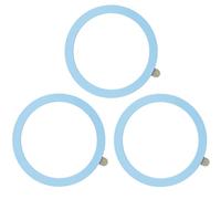 TENOC Universal Metal Ring Sticker for Magnetic Charger Compatible with iPhone/Samsung/Android All Cellphones, Magnetic Mount/Phone Holder Conversion Accessories, 3Pcs, Blue