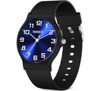 TENOCK Kids Analog Watch Boys Girls, 30M Waterproof, Sports Watch for Boys, Easy to Read Children's Thin Dial Wrist Watches with Soft Band, for Ages 5-15 Kids Great Birthday Gifts Christmas Day