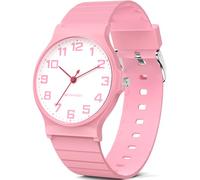 TENOCK Kids Analog Watch for Boys Girls, 30M Waterproof, Sports Watch with Thin Dial, Soft Strap, Easy to Read for Children Aged 5-15, Kids Birthday Gift