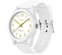 TENOCK Kids Analog Watches for Girls Boys Kids Watches with Soft Band Learning Time 50M Waterproof Children Watch Easy to Read for Ages 3-10 Children Great Birthday Gifts (White)