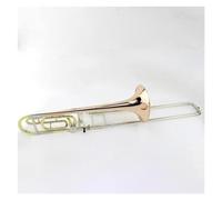 Tenor Falling Tune B Phosphorus Copper Gold Lacquer Trombone With Case And Mouthpiece Trombone Kit