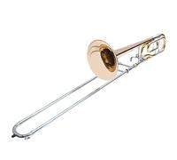 Tenor-Flat B-To-F Trombone White Copper Pipe Playing Instrument