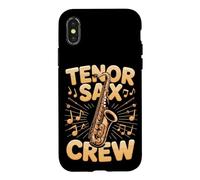 Tenor Sax Crew Saxophone Player Case for iPhone X/XS