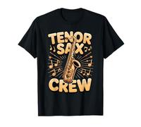 Tenor Sax Crew Saxophone Player T-Shirt