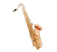 Tenor Saxophone B Flat Rose Gold Beginner Includes Cleaning Wipes Carrying Case Neck Strap Full Set of Reeds Saxophone
