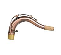 Tenor Saxophone Bend Neck Brass Material Sax Bend Neck Woodwind Instrument Replacement Parts Accessories (Color : Antique red copper)