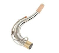 Tenor Saxophone Bent Neck Brass Silver Plated Extended Tenor Sax Bent Neck Replacement Parts Saxophone Repair Parts