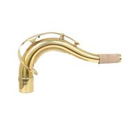 Tenor Saxophone Neck Set Golden Brass Bend Neck Sax Replacement Part For Tenor Sax Woodwind Instrument Accessories
