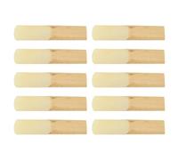 Tenor Saxophone Reeds Separate Plastic Box Designed Professional Musicians Beginners 10PCs Tenor Sax Reeds with Plastic Protective Cover Woodwind Musical Instrument Accessories
