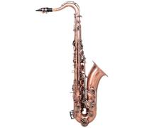 Tenor Saxophone with Abalone Shell Buttons for Beginner and Professional Performance Sax Full Kit (Red Antique)