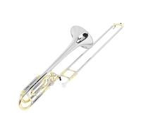 Tenor Trombone In B Flat Adults Beginners Alto Trombone Brass Bb Tone B Flat Professional Instrument(Type3)