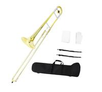 Tenor Trombone In B Flat Alto Trombone Brass Lacquer Bb Tone B With Cloth Case Professional Brass Instruments