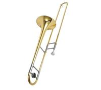 Tenor Trombone In B Flat B Flat Trombone Lacquered Brass Instrument Professional Performance Examination