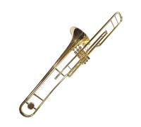 Tenor Trombone In B Flat Bb Piston Trombone Musical Instruments Yellow Brass Body Lacquer Finish With Case