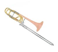 Tenor Trombone In B Flat Performance Grade Gold Brass Bell Bb F Eb D Key Bass Trombone