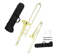 Tenor Trombone In B Flat Professional Alto Trombone Bb Key B Brass Gold Set