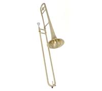Tenor Trombone In B Flat Professional Alto Trombone Brass Bb Tone B Flat Instrument With Accessories(Gold)