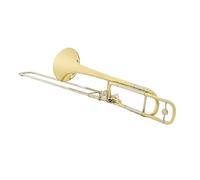 Tenor Trombone In B Flat Professional Beginners Bb F Trombone Outfit Yellow Brass With Shell