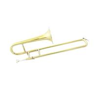 Tenor Trombone In B Flat Professional Practice Performance Treble Trombone Brass Gold Lacquer