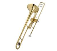 Tenor Trombone In B Flat Trombone With Upright Key Bb Flat Marching Brass Instrument