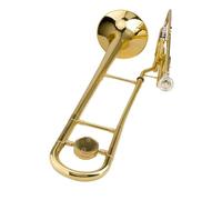 Tenor Trombone In B Flat Trombone With Upright Keys B Flat Lacquered Gold Professional Brass Instrument