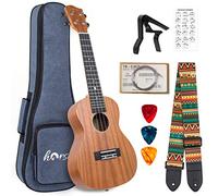 Tenor Ukulele 26 Inch Ukelele Mahogany ukulele for Beginner with Gig Bag Strap String Capo Picks
